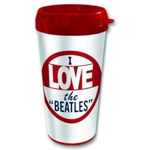 hrnček termo The Beatles - I love The Beatles - ROCK OFF - BEATTRAVMUG07