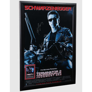 plagát s podpisy Terminator 2 - ANTIQUITIESCA