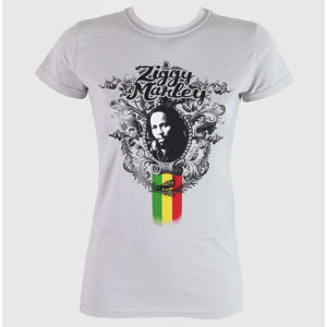 Tričko metal KINGS ROAD Ziggy Marley Peaceful sivá hnedá S