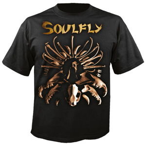 Tričko metal NUCLEAR BLAST Soulfly Bones Čierna sivá hnedá