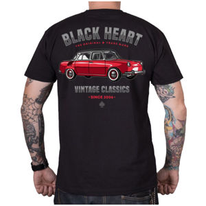 tričko street BLACK HEART VINTAGE MB Čierna L