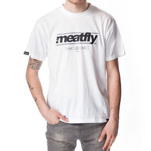 tričko street MEATFLY COMPANY F sivá biela hnedá