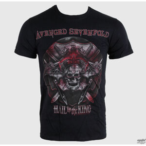 Tričko metal ROCK OFF Avenged Sevenfold Battle Armour Čierna sivá hnedá
