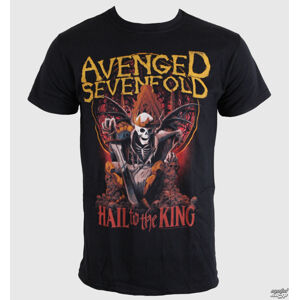 Tričko metal ROCK OFF Avenged Sevenfold New Day Rises Čierna sivá hnedá