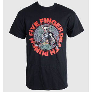 Tričko metal BRAVADO EU Five Finger Death Punch Seal of Ameth Čierna sivá hnedá XL