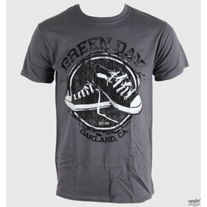 Tričko metal ROCK OFF Green Day Converse sivá hnedá
