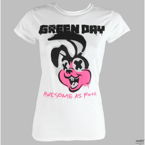 Tričko metal ROCK OFF Green Day Road Kill Skinny Čierna sivá biela hnedá