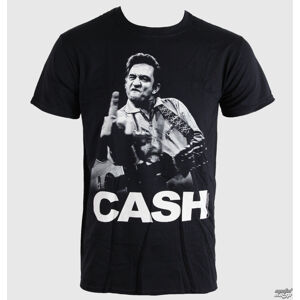 Tričko metal BRAVADO EU Johnny Cash Čierna sivá hnedá