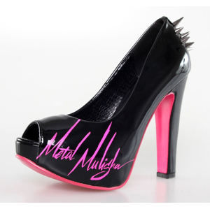 topánky na podpätku METAL MULISHA LOVEMACHINE PUMP Čierna ružová