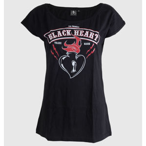 BLACK HEART Flame Čierna M