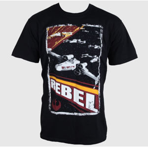 tričko filmové PLASTIC HEAD Star Wars Rebel Čierna