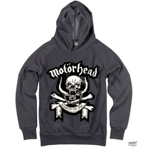 mikina s kapucňou AMPLIFIED Motörhead Marl sivá