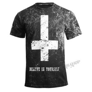 tričko hardcore AMENOMEN BELIEVE IN YOURSELF Čierna 3XL
