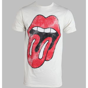 Tričko metal BRAVADO Rolling Stones DSTRSS Tongue biela M