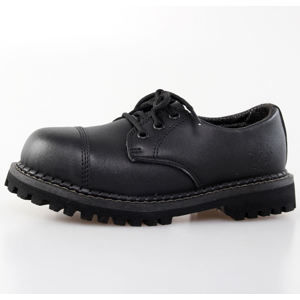 topánky kožené GRINDERS Regent Čierna 40