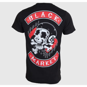 tričko hardcore BLACK MARKET Adi Čierna