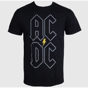 Tričko metal LIVE NATION AC-DC Stack Logo Čierna
