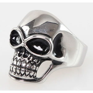 prsteň Skull - R021