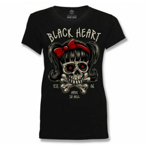 tričko BLACK HEART SANDY Čierna