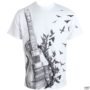 tričko ALISTAR Gibson&Crows biela XL