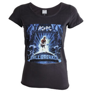 Tričko metal AMPLIFIED AC-DC Ballbreaker Čierna sivá XL