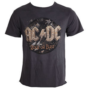 Tričko metal AMPLIFIED AC-DC Rock Or Bust Tour Čierna