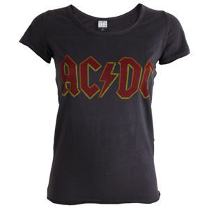 AMPLIFIED AC-DC Charcoal Čierna sivá XL