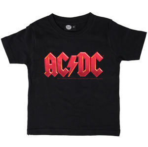 Tričko metal Metal-Kids AC-DC Logo Čierna 116