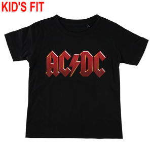 Tričko metal Metal-Kids AC-DC Logo Čierna 128