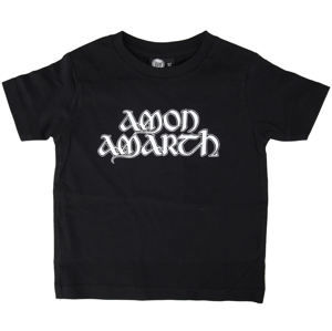 Tričko metal Metal-Kids Amon Amarth Logo Čierna