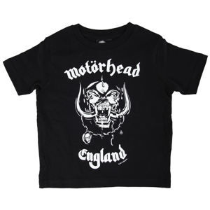 Tričko metal Metal-Kids Motörhead England Čierna 128