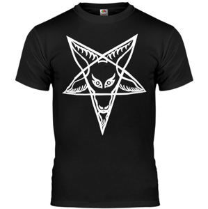 tričko hardcore AMENOMEN Pentagram Čierna