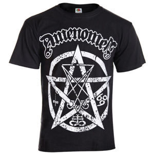 tričko hardcore AMENOMEN Pentagram Čierna