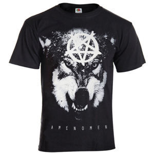 tričko hardcore AMENOMEN Wolfheart Čierna