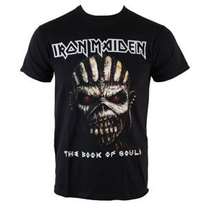 Tričko metal ROCK OFF Iron Maiden Book Of Souls Čierna L