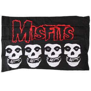 obliečky na vankúš Misfits - Logo & Skulls - PC-0038