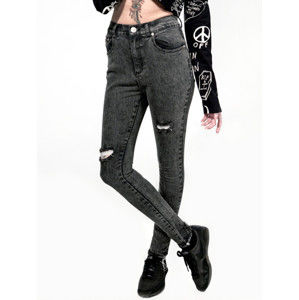 nohavice jeans DISTURBIA Hater XL