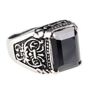 prsteň ETNOX - Black Ornament - SR1150 59