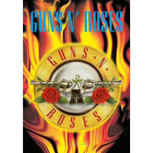 vlajka Guns N'Roses - Circle Flames - HFL1116