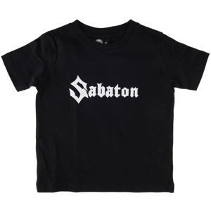 Tričko metal Metal-Kids Sabaton Logo Čierna 152