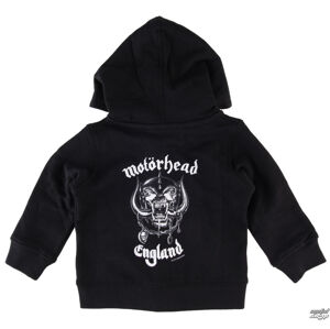 mikina s kapucňou Metal-Kids Motörhead England Čierna