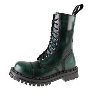 topánky kožené ALTERCORE 351 Čierna zelená 36