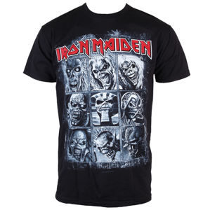 Tričko metal ROCK OFF Iron Maiden Čierna M