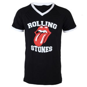 Tričko metal BRAVADO Rolling Stones Tongue Soccer Čierna