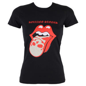 Tričko metal BRAVADO Rolling Stones Skull Tongue Čierna L