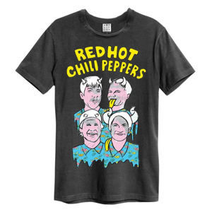 tričko metal AMPLIFIED Red Hot Chili Peppers ILLUSTRATED PEPPERS Čierna XL