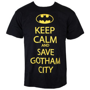 tričko filmové INDIEGO Batman Save Our Gotham City Čierna S