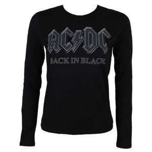 tričko metal LOW FREQUENCY AC-DC Back In Black Čierna S