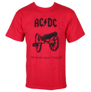 Tričko metal LOW FREQUENCY AC-DC Čierna červená S