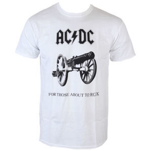 Tričko metal LOW FREQUENCY AC-DC For Those about to rock biela